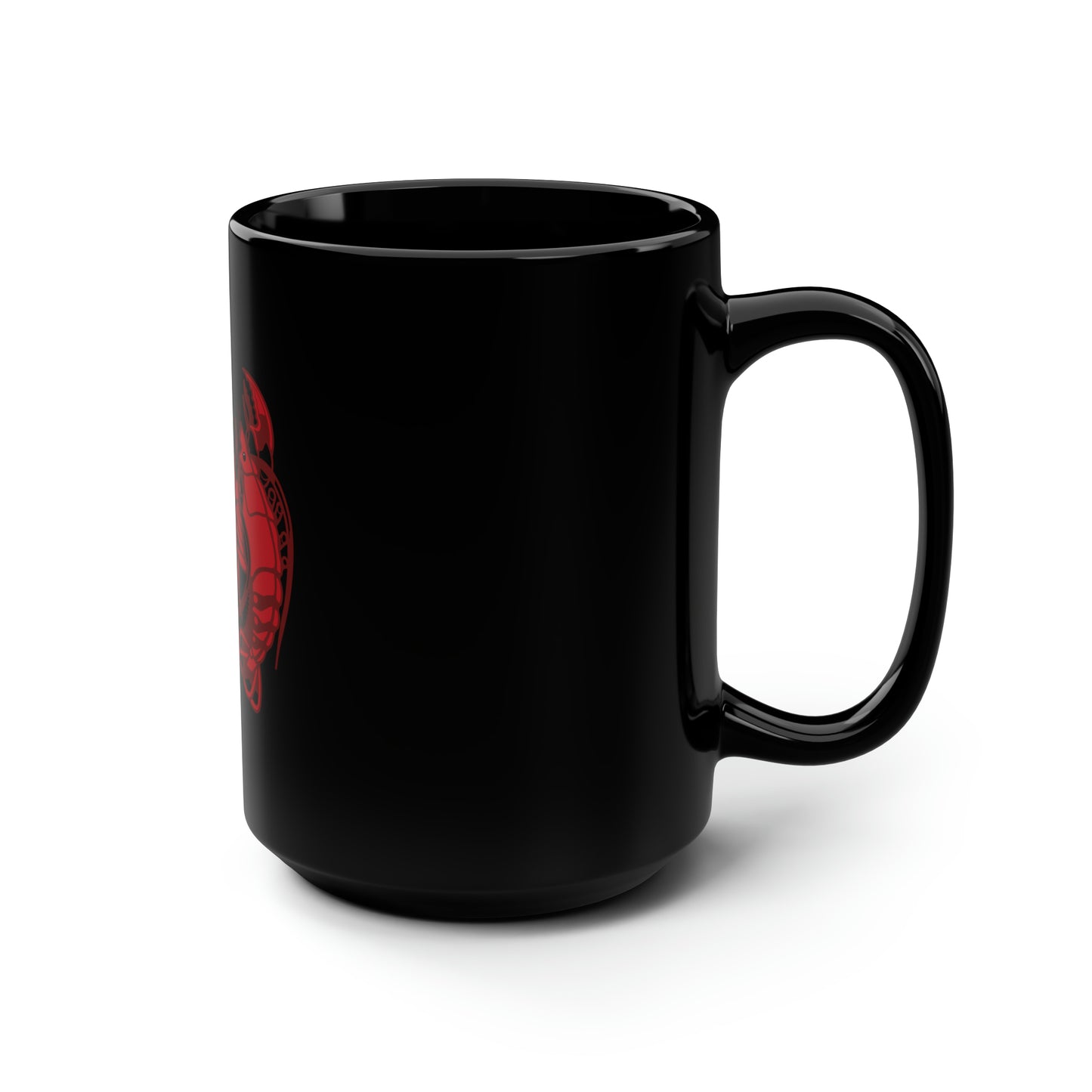 Lobsters Black Mug, 15oz