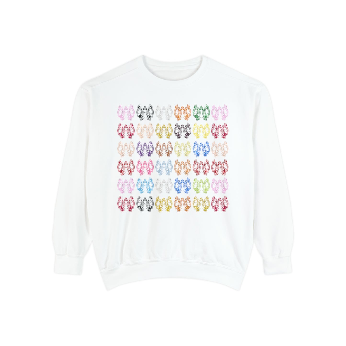 Lobsters Unisex Garment-Dyed Sweatshirt