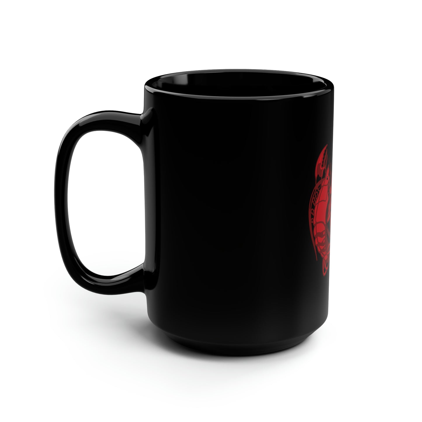 Lobsters Black Mug, 15oz