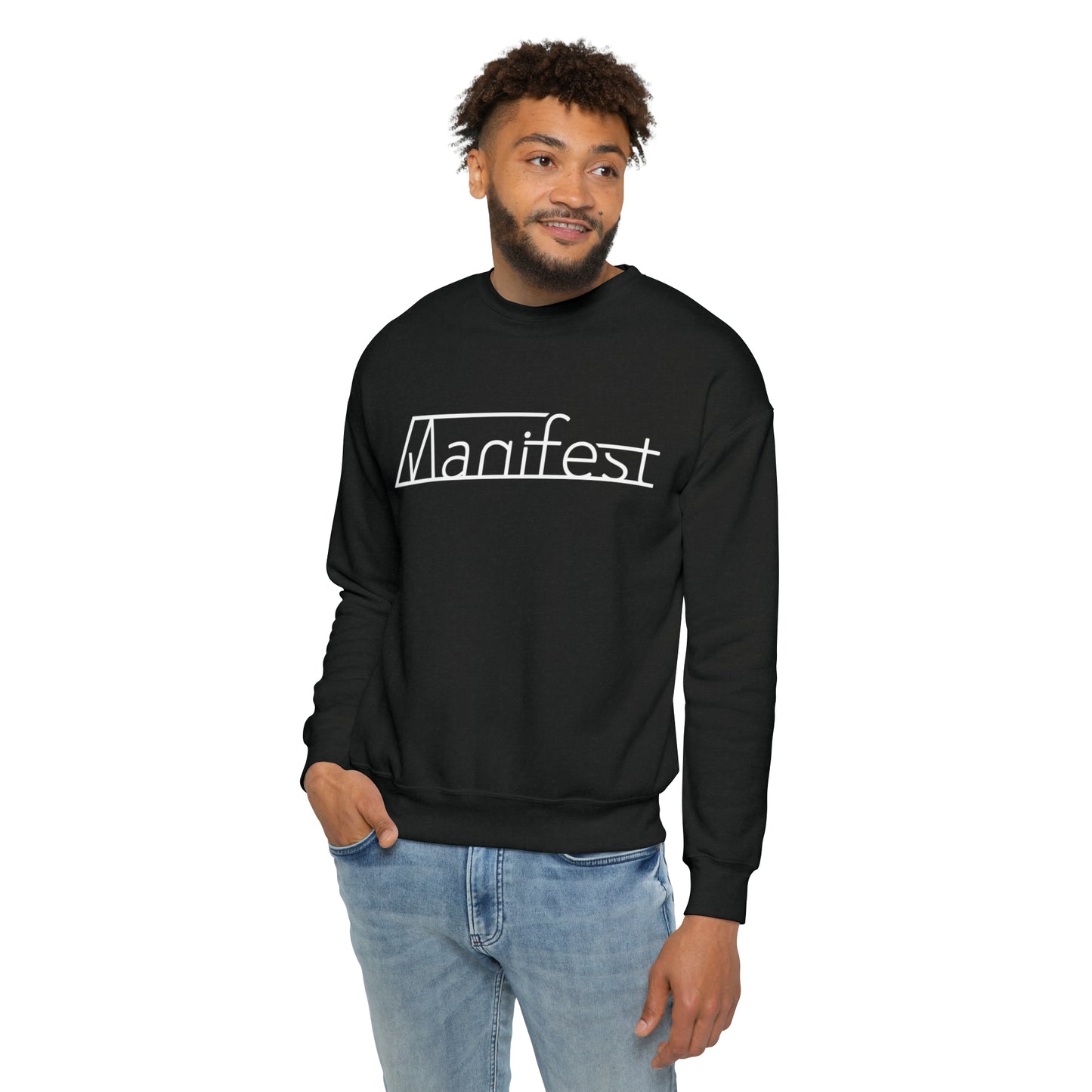 MANIFEST Unisex Drop Shoulder Sweatshirt